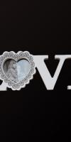 MSV27 DREWNIANA RAMKA &quot;LOVE&quot;